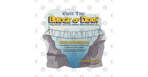 Monty Python Bridge of Death Script 的图像结果