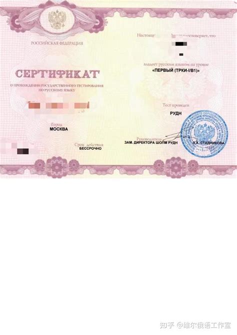 俄罗斯对外俄语等级证书用途 - 知乎