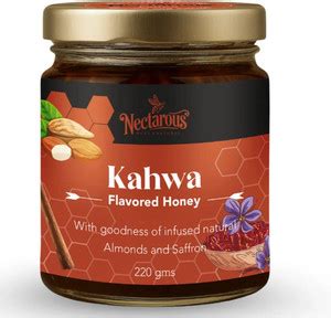 Nectarous Pure & Natural Kahwa Multiflora Flavoured Honey|Boosts ...