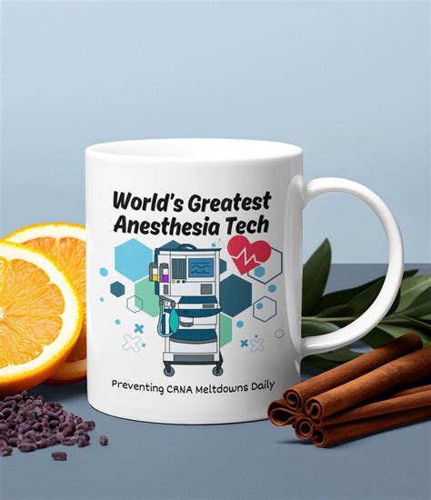 World's Greatest Anesthesia Tech - Mug - Anesthesia Tech, CRNA, Nurse Anesthetist ...