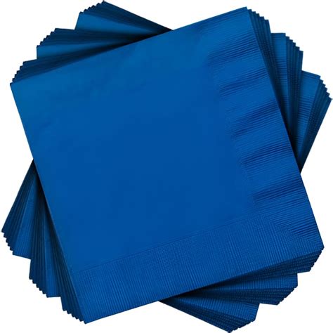 Party Dimensions 72223 Solid Blue Luncheon Napkin 720 Per Case : Amazon ...