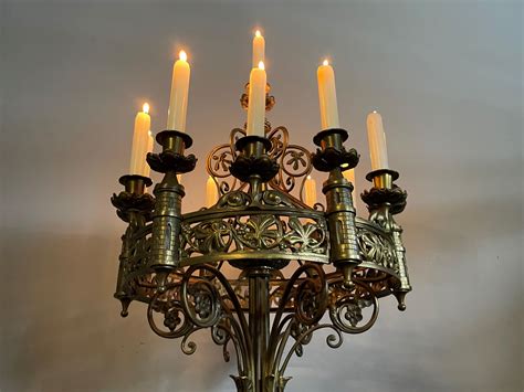 Gothic Floor Candelabra at Nichelle Hock blog