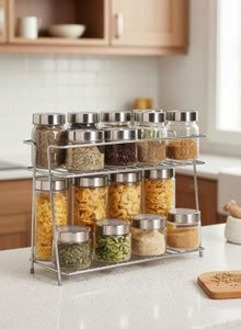 rudraksha creation Spice Rack 2 (225 Containers Kitchen Rack Price in ...
