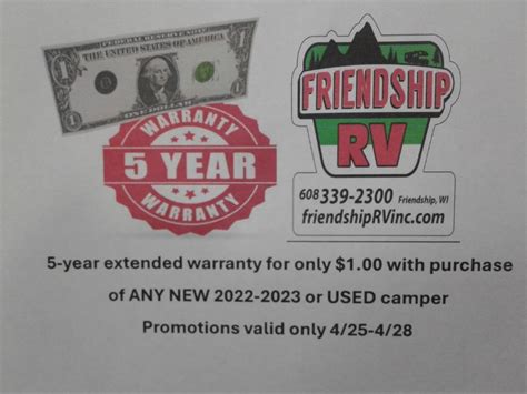 Four Days of AMAZING deals!, Friendship RV Inc. Sales & Service, 25 ...