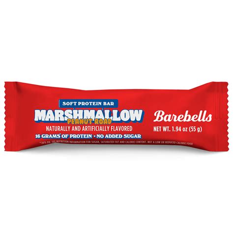 Barebells - Soft Protein Bar - Marshmallow Peanut Road (12 Bars) | GNC