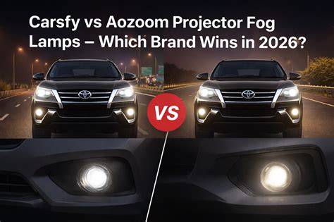 Carsfy vs Aozoom Projector Fog Lamps – Which Brand Wins in 2026?