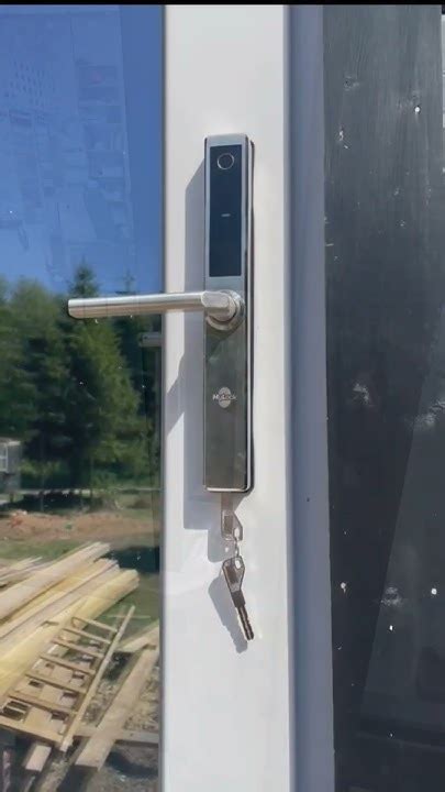 Биометрическая ручка АлПласт! #детали_уюта #mylock #рехау #балконы # ...