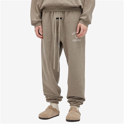 Fear of God ESSENTIALS Crest Essential Sweat Pants Heather Grey | END. (AU)