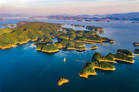 杭州千岛湖的很多小岛高清图片下载-正版图片501127427-摄图网