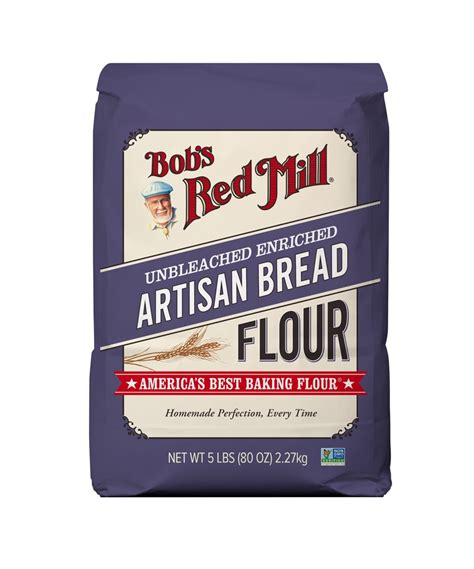 Bob's Red Mill Artisan Bread Flour Unbleached Enriched -- 5 lbs - Vitacost
