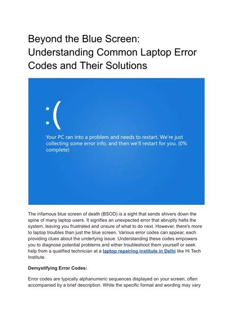 Blue Screen Error Codes 的图像结果
