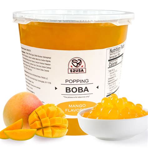 Snapklik.com : 52USA Mango Popping Boba Pearls For Bubble Tea ...