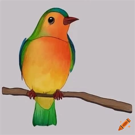 Colourful Drawing Images Of Birds How To Draw Birds Step By Step