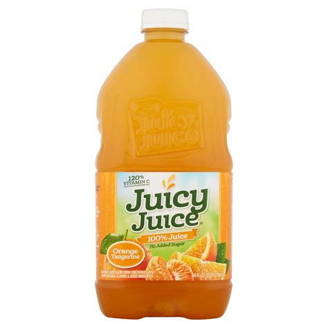 Juicy Juice Orange Tangerine 100% Juice, 64 fl oz - Walmart.com ...