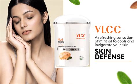 VLCC Skin Defense Mud Face Pack - 70g | Healing & Rejuvenating Mask ...