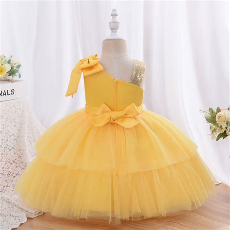 Beautiful Multi Frill Party Dress Frock – First Little Smile