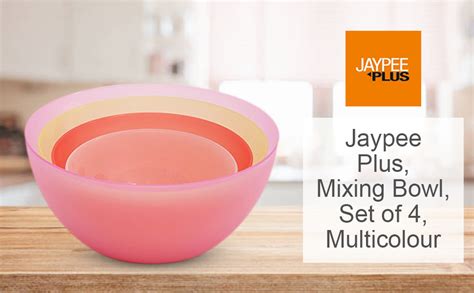 Buy Jaypee Plus Mixing Bowl Set of 4 | Mixing Bowls for Kitchen ...