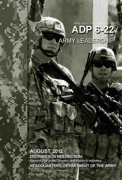 Army Doctrine Publication ADP 6-22 Army Leadership August 2012 eBook by ...