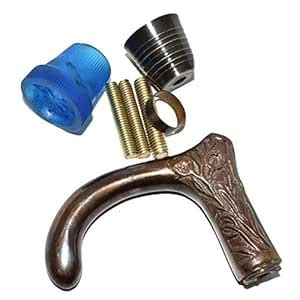 Buy Nautical World Antique Style Solid Brass Derby Handle for Walking ...