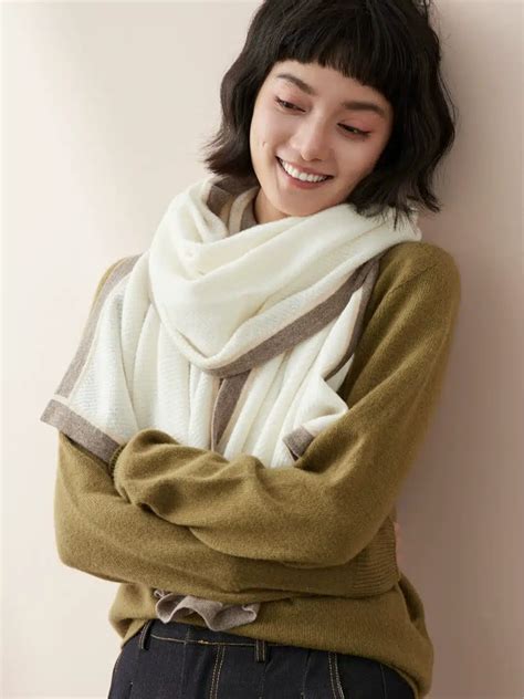 Knitted Cashmere Shawl - Inner Mongolia Cashmere Manufacture