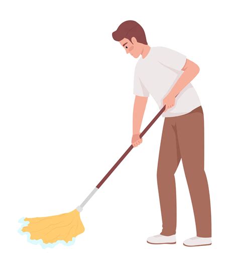 Sweeper Man Clipart