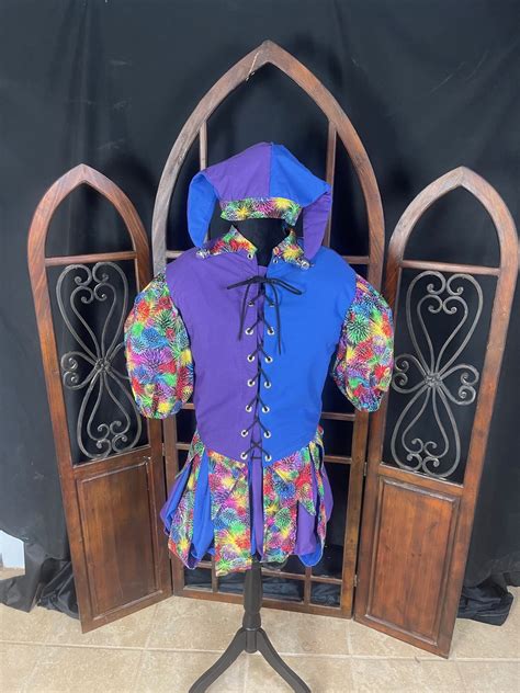 NEW, FINISHED - Renaissance Court Jester Costume, Small - My Community Made