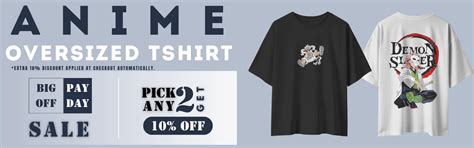 Anime Oversized Tees for man