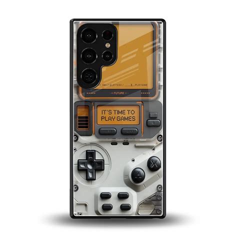 Gameboy Orange Phone Case for Samsung Galaxy S25 Ultra | Glass Case ...