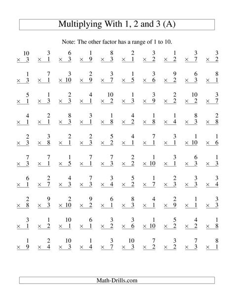 Image result for Math Multiplication Worksheets 100 Problems