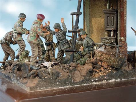 1:35 Scale Military Dioramas Building Model Kits Architecture House ...