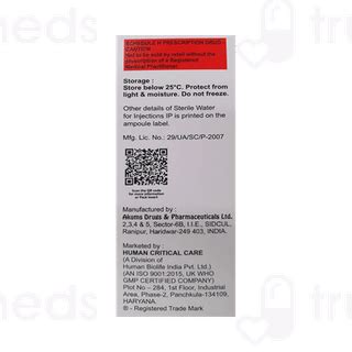 Amentoclav 1000/200 Mg Injection 1: Uses, Side Effects, Price & Substitutes