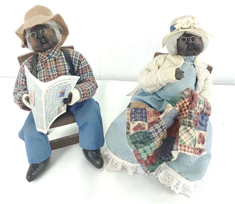 Authentic Handcrafted Apple Head Dolls Grandpa and Grandma Set - Etsy