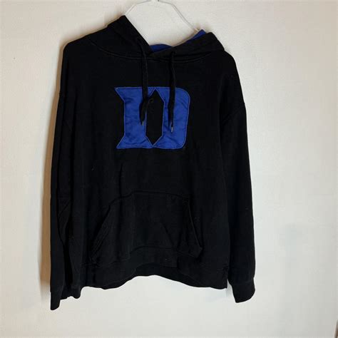 Black and blue Duke University hoodie... - Depop