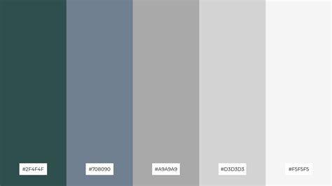 The Best 15 Slate Gray Color Palette Combinations