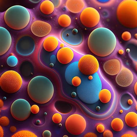 Microscopic view of cells under the microscope | Premium AI-generated image