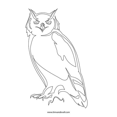 Free Owl Outline, Download Free Owl Outline png images, Free ClipArts on Clipart Library