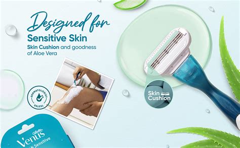 Gillette Venus Smooth Hair Removal Razor for Women with Aloe Vera, 1 Pc ...