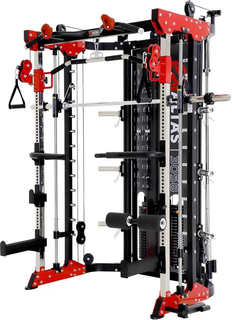 Altas Strength Smith Machine 3058G Home Gym 1000 lbs Weight Capacity ...