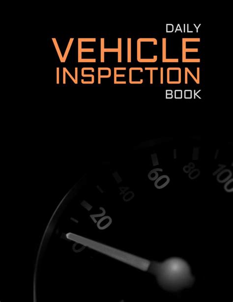 Daily Vehicle Inspection Book Vehicle Inspection Checklist Sheet 8 5 ...