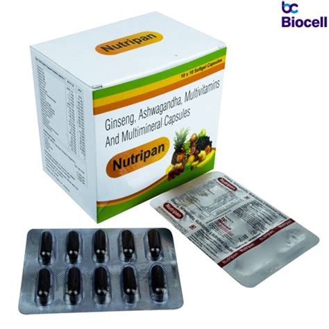 NUTRIPAN Softgel Capsules Biocell Pharmaceuticals Pvt. Ltd.