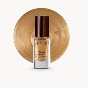 Buy HYUE Chrome Glazed Nail Paint - 7 shades | Gold Mine | 8 ml | Dual ...