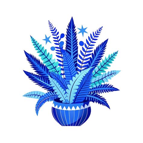 Planta de casa em vaso realista e desenhada à mão | vetor Premium ...