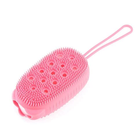 1448 Silicone Bubble Bath SPA Super Soft Body Scrubbing Brush - DeoDap
