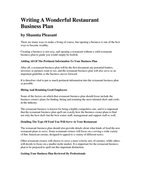 Guest House Business Plan Template 的图像结果