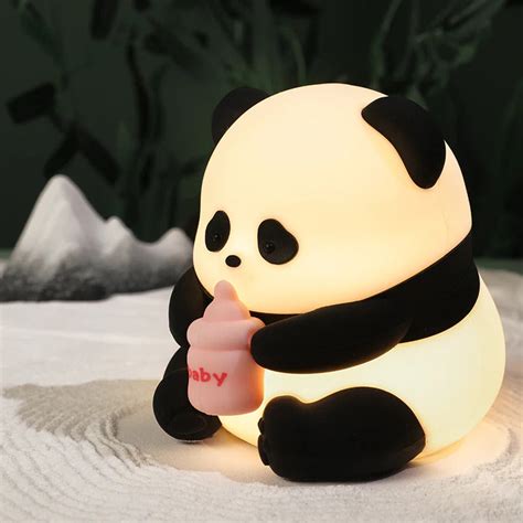 EMERGE Adorable Ambient Panda Night Light With Multiple Functions ...