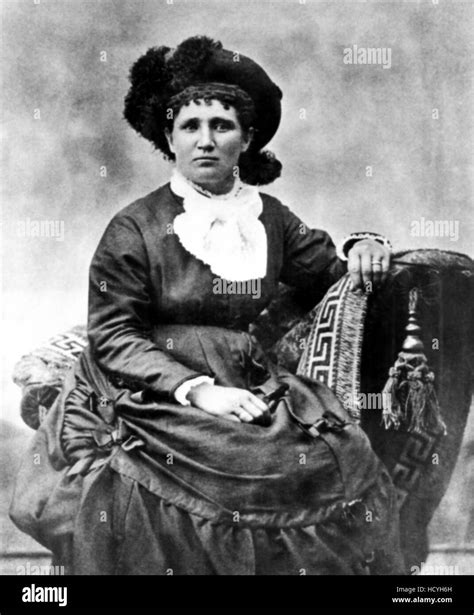 Calamity Jane, (aka: Martha Jane Canary, 1848-1903), circa 1870s Stock ...