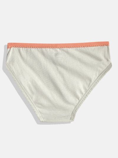 Buy Cat Printed Kid's Brief for Girls. Violet, Orange & Grey online ...