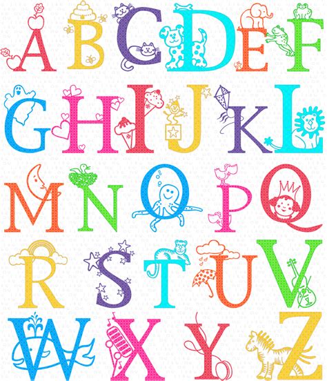 Alphabet Clipart Pictures – Clipartix