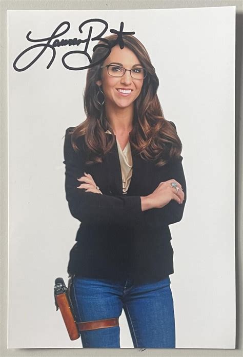MS. LAUREN BOEBERT, 100% AUTHENTIC AUTOGRAPHED PHOTO, RARE ! CONGRESSWOMAN ! | #4668694320