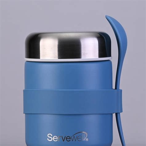 Buy SERVEWELL Hydration Stainless Steel Vacuum Lunch Box - 360ml from ...